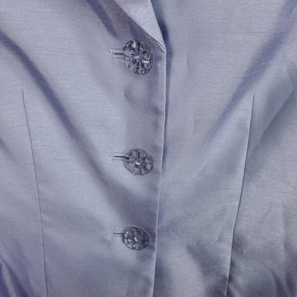 Le Suit Petite Women’s Skirt Suit Set 8P Lavender Blazer & Skirt NWT - Picture 2 of 16